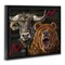 Stupell Industries Bull & Bear Finance Floating Frame By Joseph Burgess